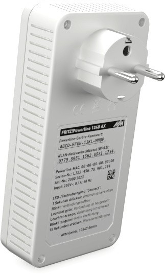 AVM FRITZ!Powerline 1240AX WLAN Set