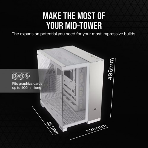 Corsair 6500X White/Satin Gray Aluminum