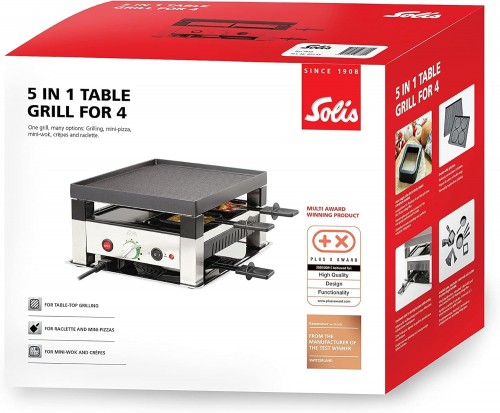 Solis 5 in 1 Table Grill for 4