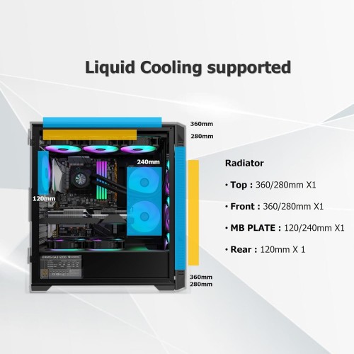 RAIJINTEK Ponos Ultra TG4 Black