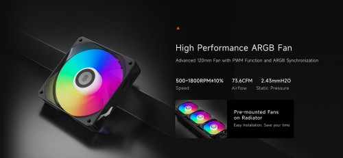 PCCooler DA360 ARGB Black