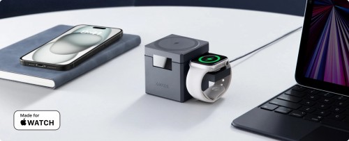ANKER MagGo Wireless Charging Station 15W 3-in-1 Cube