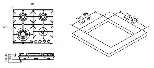 ELEYUS Almera 60 WH CF