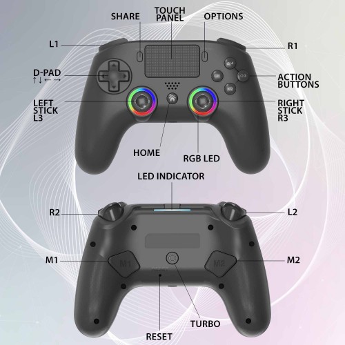 Subsonic PS5 Wireless LED Controller