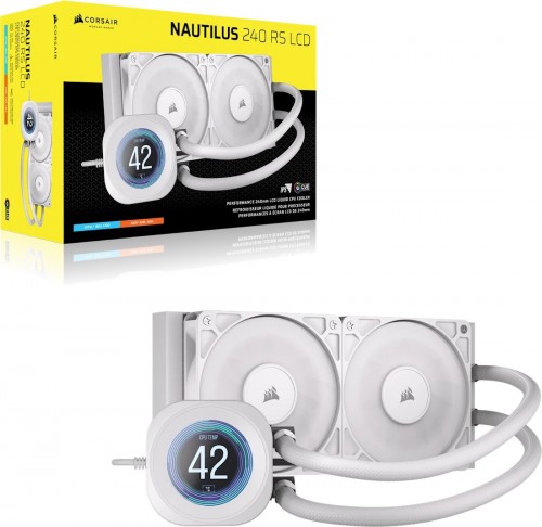 Corsair NAUTILUS 240 RS LCD White