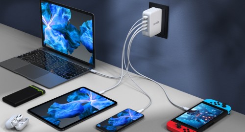 j5create 130W GaN USB-C 4-Port Charger