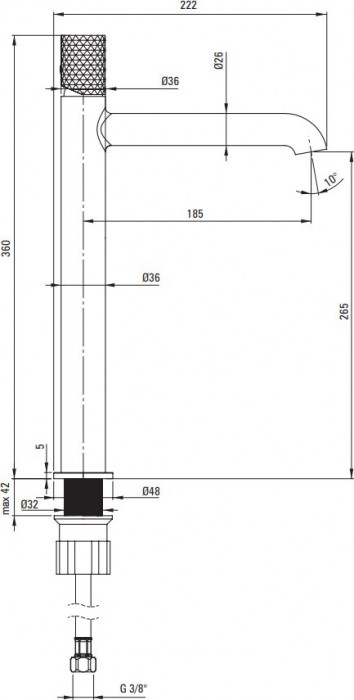 Deante Silia Hexa BHS F20K