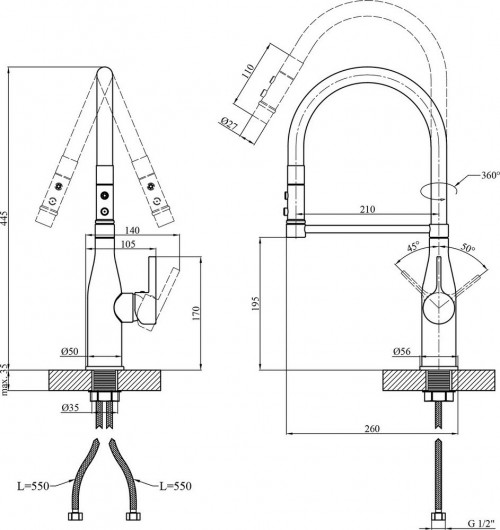 KRONER Ersel-C03111BLK CV033804