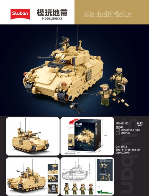 Sluban M3A3S Bradley M38-B1363