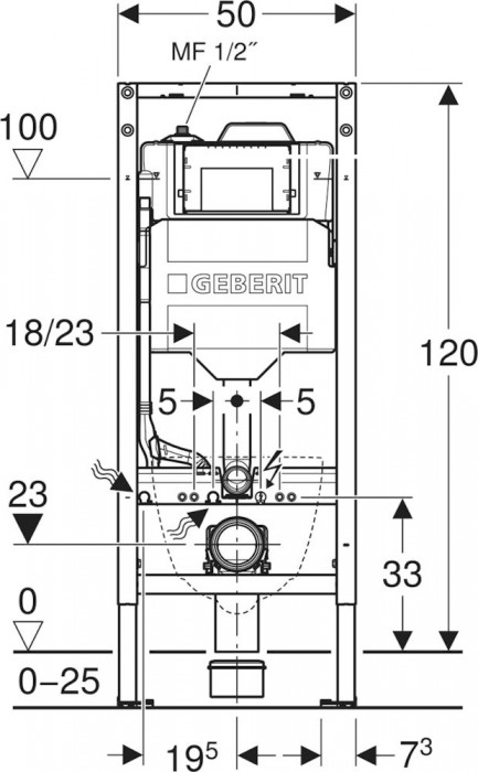 Geberit Duofix 111.058.00.2