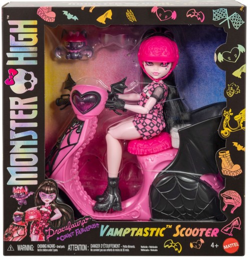 Monster High Vamptastic Scooter Draculaura JDR61