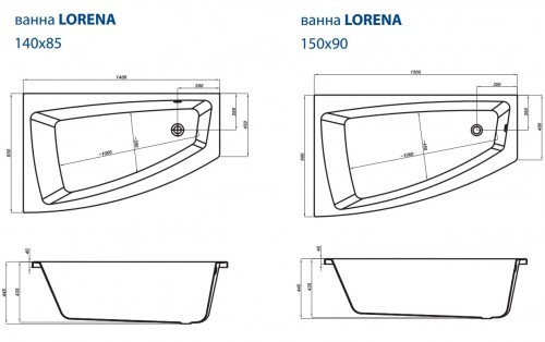 Чертеж с размерами