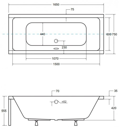 Besco Quadro 165x75