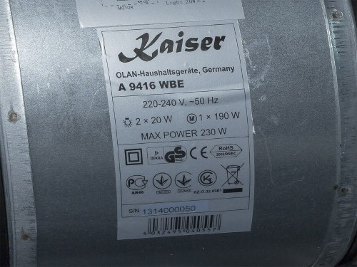 Kaiser A-9416 Wbe