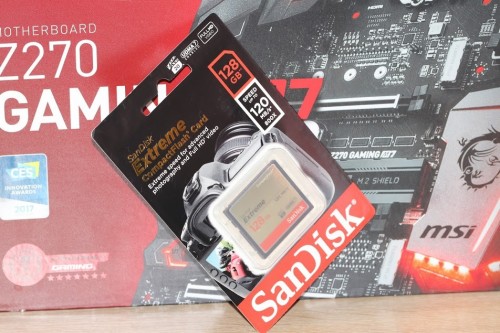 Упаковка SanDisk Extreme CompactFlash 120MB/s