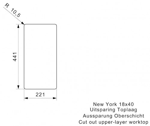 Reginox New York 18x40