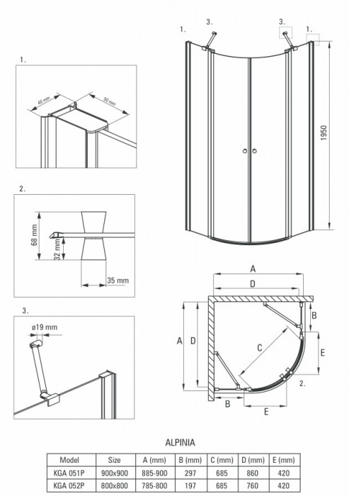 Deante Alpinia KGA 051P