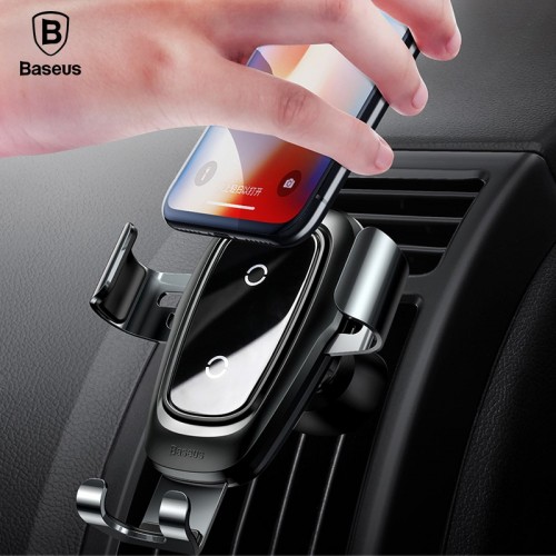 BASEUS Metal Wireless Charger Gravity Car Mount