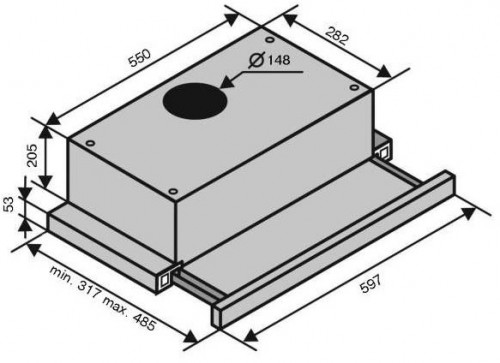 VENTOLUX GARDA 60 WG 1000 TC LED