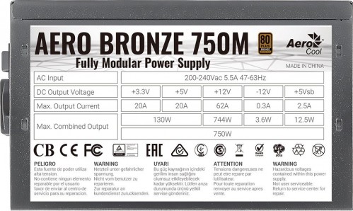 Aerocool Aero Bronze 750M