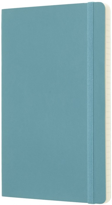 Moleskine Ruled Notebook Large Soft Ocean Blue