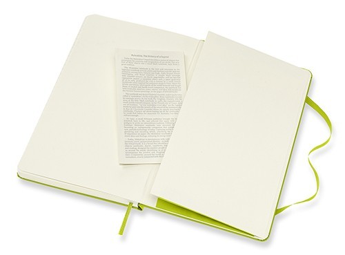 Moleskine Ruled Notebook Large Lime