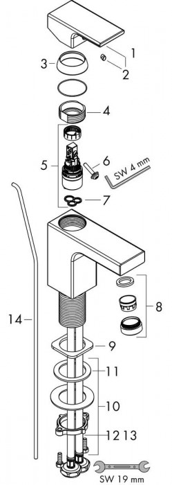 Hansgrohe Vernis Shape 71560000
