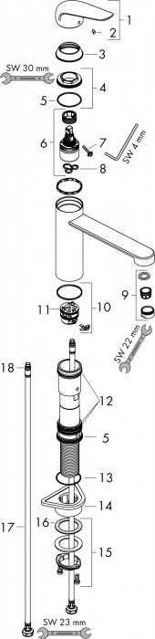 Hansgrohe Focus M42 71864000