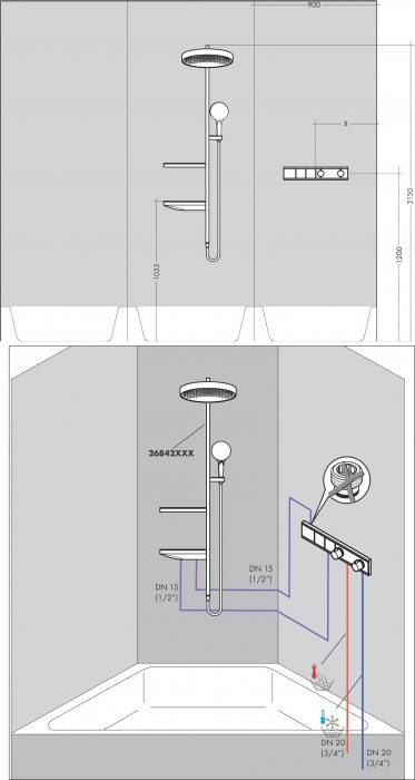 Hansgrohe RainSelect 15380000