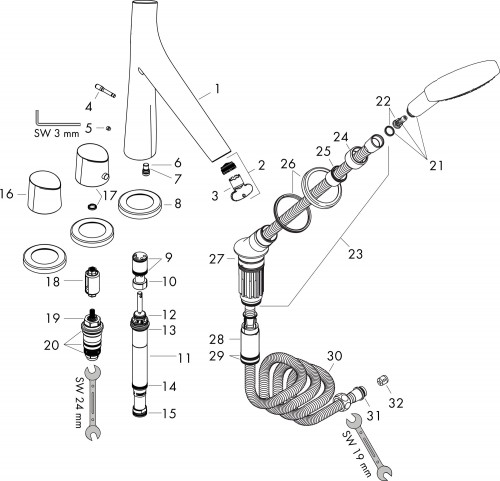 Axor Starck Organic 12425000