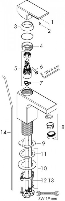 Hansgrohe Vernis Shape 71594000