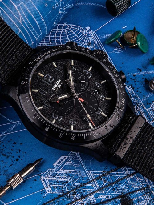 Traser P67 Officer Pro Chronograph Black 109465