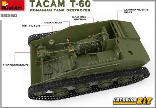 MiniArt Tacam T-60 Romanian Tank Destroyer (1:35)