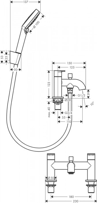 Hansgrohe Vernis Blend 71461000