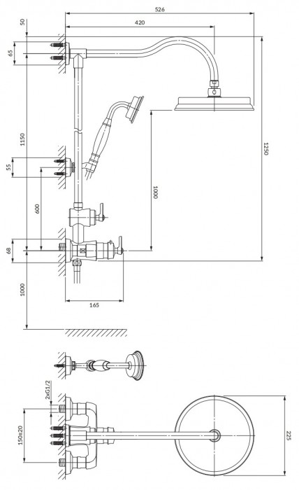 Omnires Armance AM5244/6CR