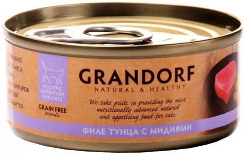 Grandorf Adult Canned with Tuna Fillet/Mussels 0.42 kg