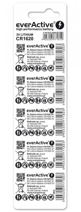 everActive 5xCR1620