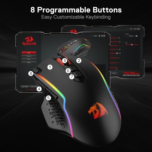 Redragon M810 Pro Wireless Gaming Mouse