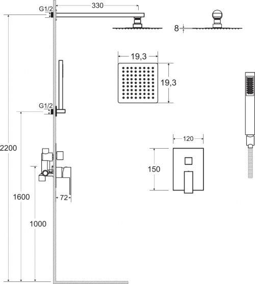 Besco Modern / Varium II BP-MVII-CH