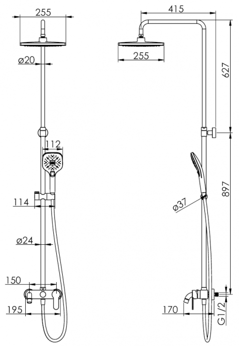 Imprese Bila Desne T-10305SQ