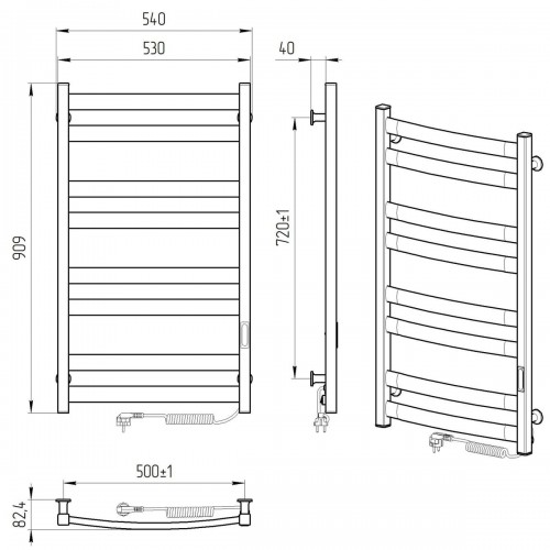 LARIS Zebra Atlant R3 E R 500x900 77700099