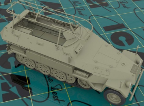 ICM Sd.Kfz.251/6 Ausf.A with Crew (1:35)