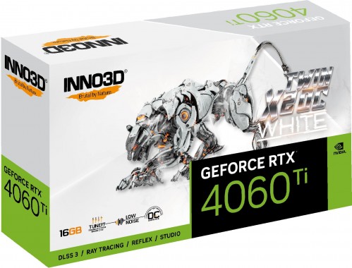 INNO3D GeForce RTX 4060 Ti 16GB TWIN X2 OC WHITE