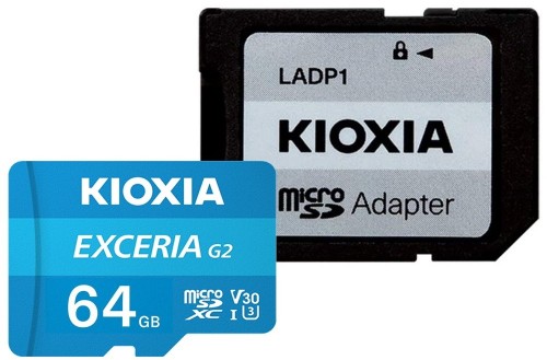 KIOXIA Exceria G2 microSDXC with Adapter 64Gb