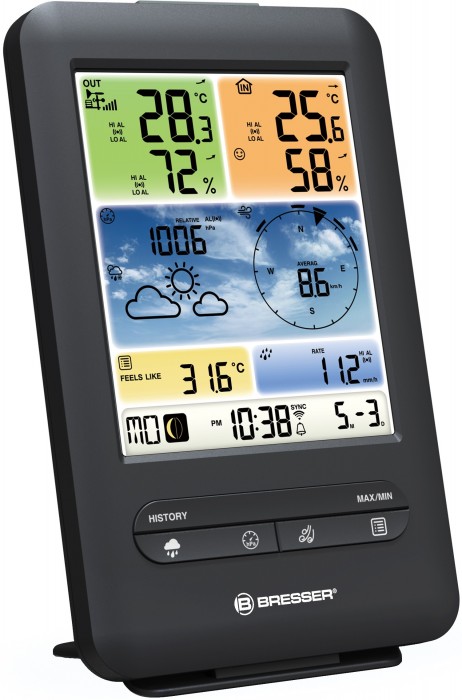 BRESSER Wi-Fi Colour Weather Station