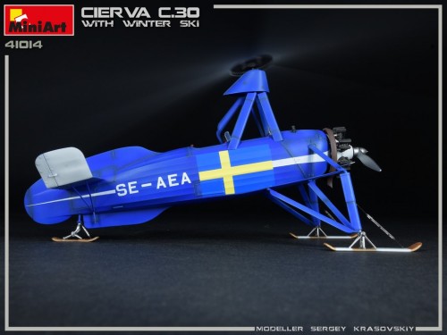 MiniArt Cierva C.30 with Winter Ski (1:35)