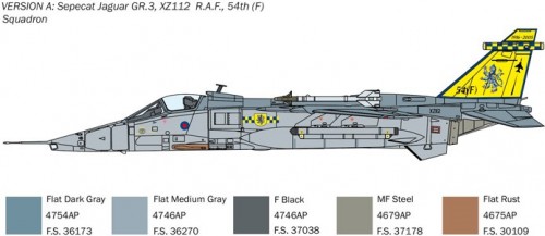 ITALERI Jaguar GR.1/GR.3 RAF (1:72)