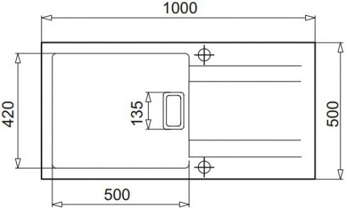 Pyramis Kartesio 100x50 1B 1D 070054912