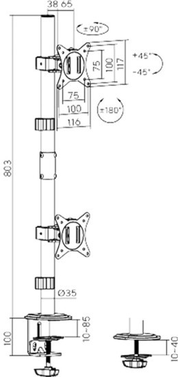 Brateck LDT66-C02V