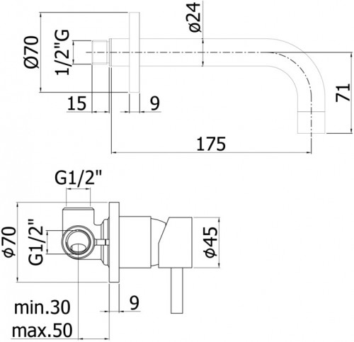 Paffoni Stick SK006CR70